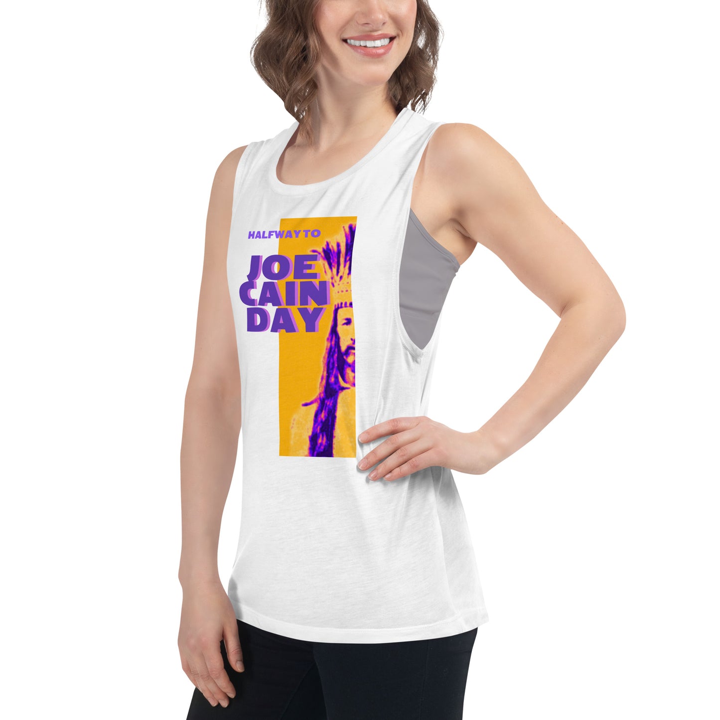 Halfway to Joe Cain Day Flowy Tank